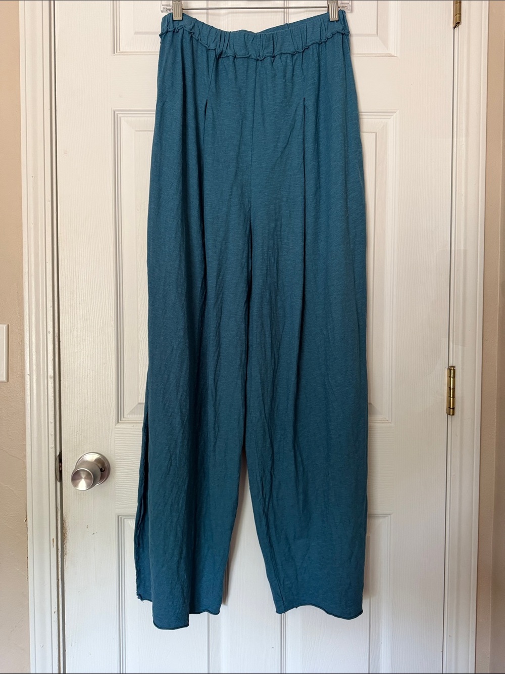 Cut Loose Teal Wide-Leg Palazzo Pants Medium